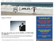 Tablet Screenshot of jmmlife.com